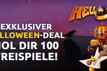 Süßes statt Saures: Sichere dir mit unserem Helloween-Deal täglich 100 Freispiele als Reload-Bonus!